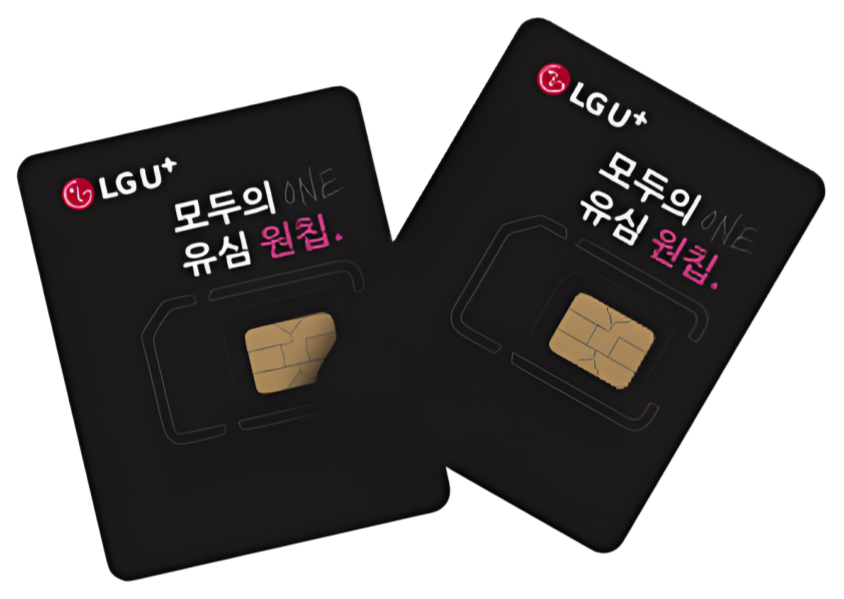 LG U+ 모두의원칩 유심 실물